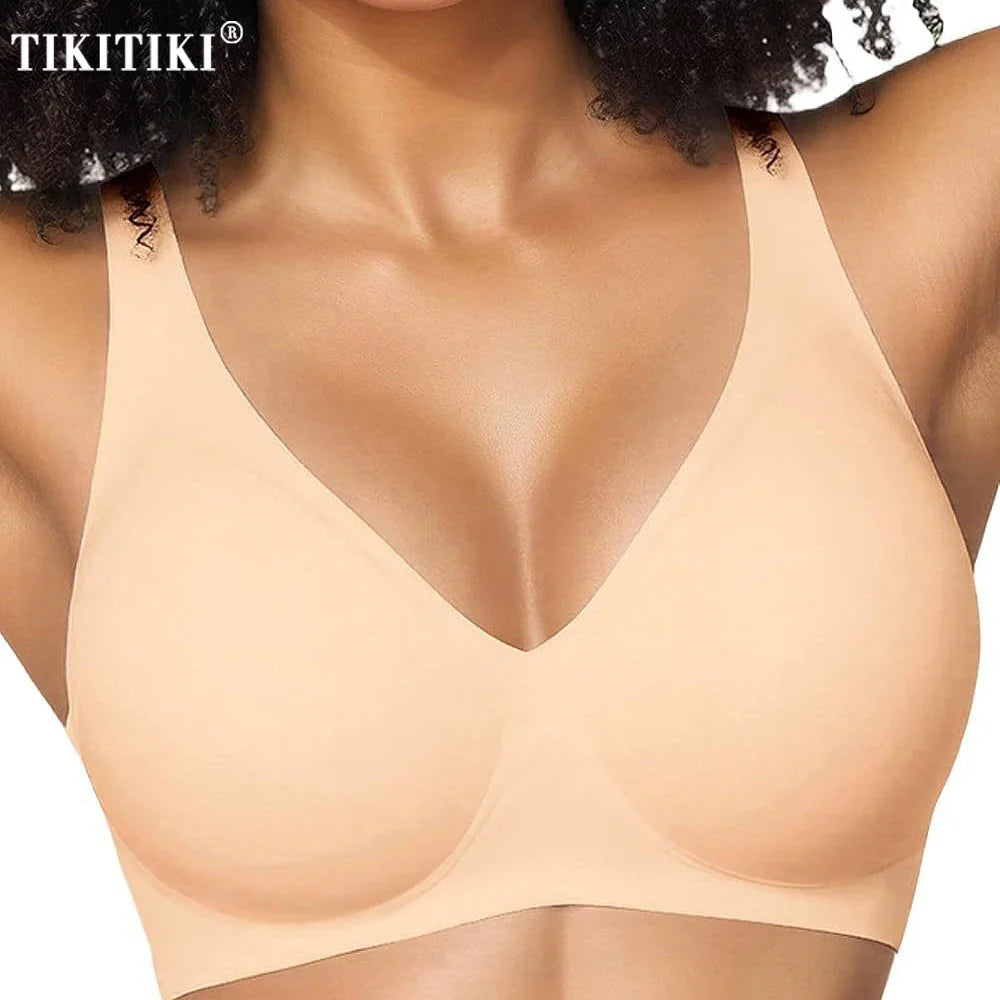 Comfortable Seamless Plunge Bra