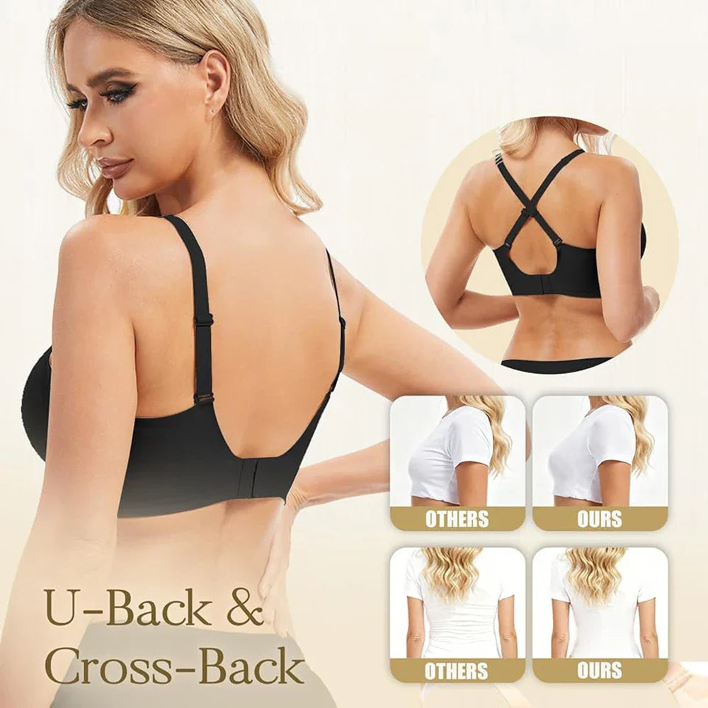 Comfortable Seamless Plunge Bra